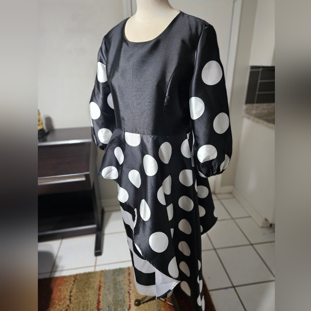 Dresses by Nubiano Amazing Polka-dot Dress Size 12